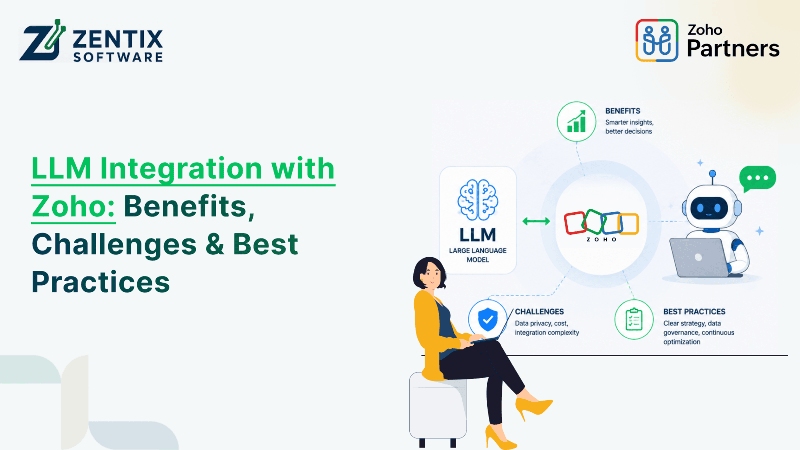 LLM Integration with Zoho: Benefits, Challenges & Best Practices